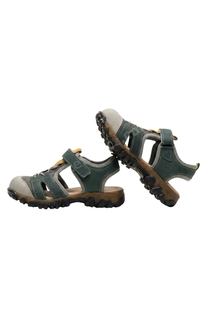 Unisex Çocuk Sandalet Önü Kapalı Sandalet Renkli Sandalet Ortopedik Sandalet Yeni Sezon Sandalet