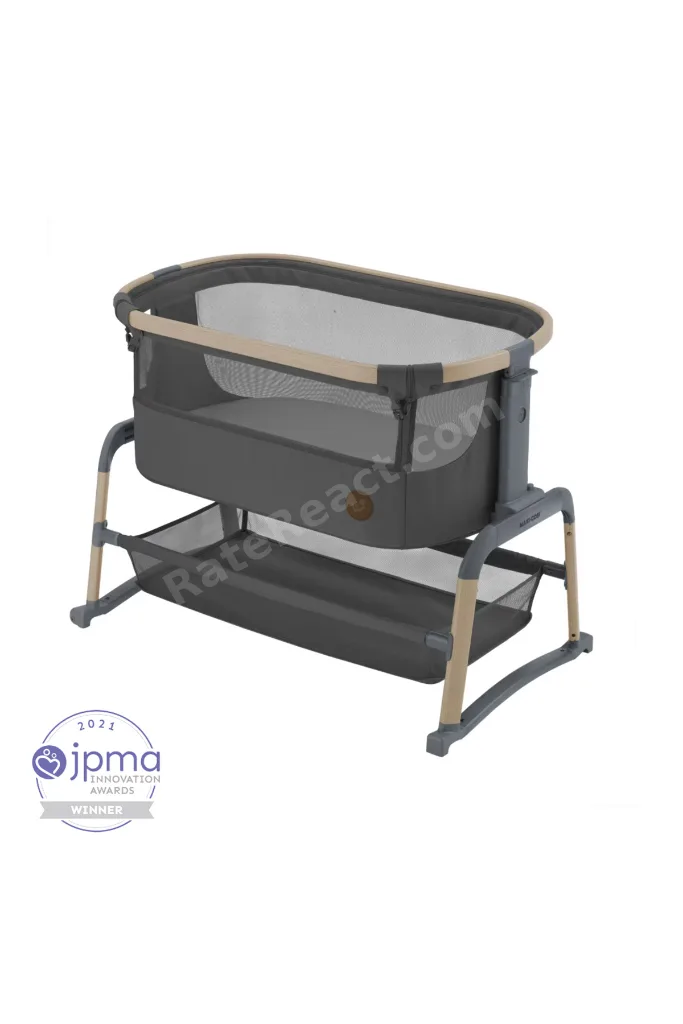 Maxi Cosi Iora Air Sallanabilen Ahşap Görünümlü Anne Yanı Beşik Beyond Graphite