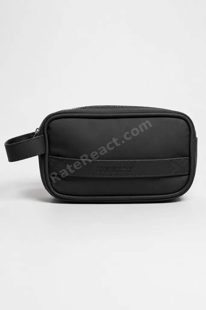 Erkek Siyah Orta Boy Portföy & Clutch & Tıraş El Çantası
