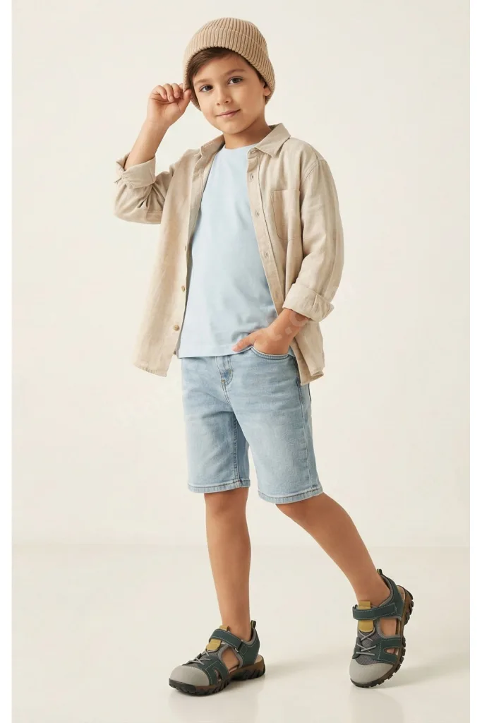 Unisex Çocuk Sandalet Önü Kapalı Sandalet Renkli Sandalet Ortopedik Sandalet Yeni Sezon Sandalet