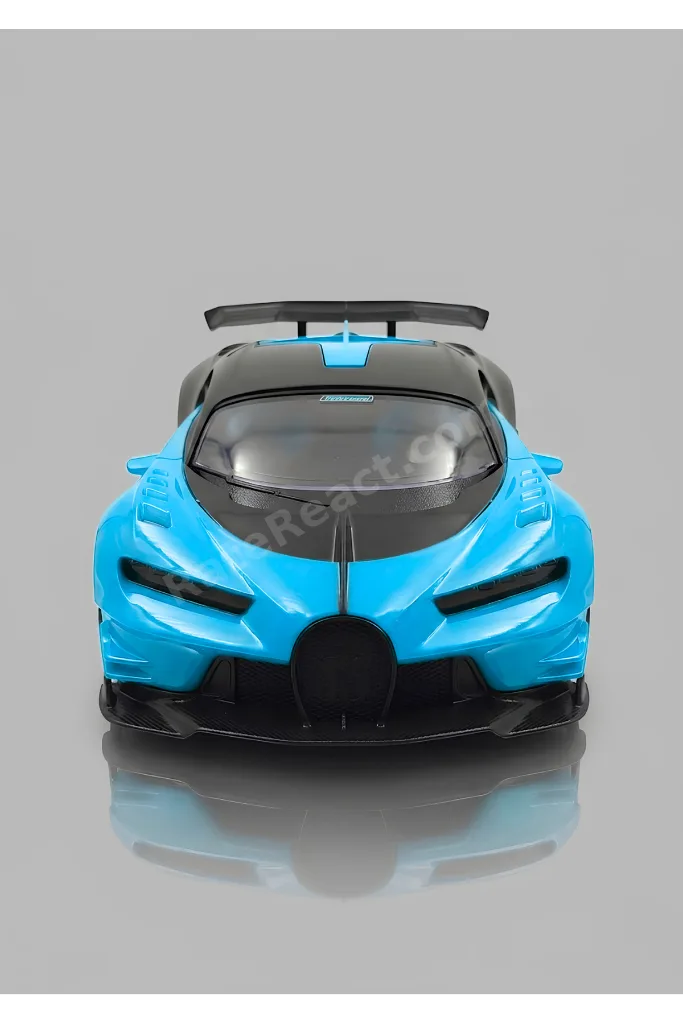 1:16 Ölçek Buhar Atan Full Fonksiyon Işıklı Şarjlı Bugatti Görünümlü Uzaktan Kumandalı Araba