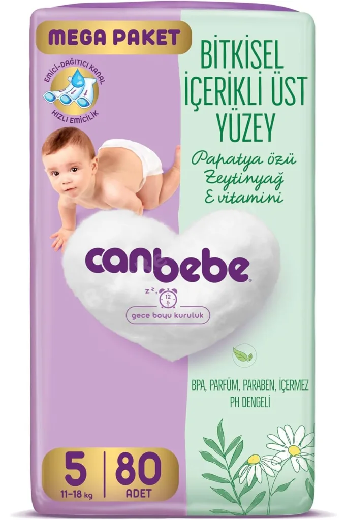 TTKTEKNOLOJİ Bebek Bezi 5 Beden (11-18 kg) 80 Adet TTKTEKNOLOJİ 2026 395519