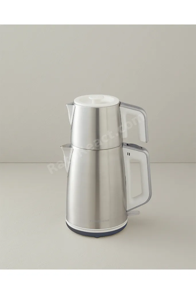 CMK 6010 Inox Çay Makinesi ve Kettle Beyaz-Krom