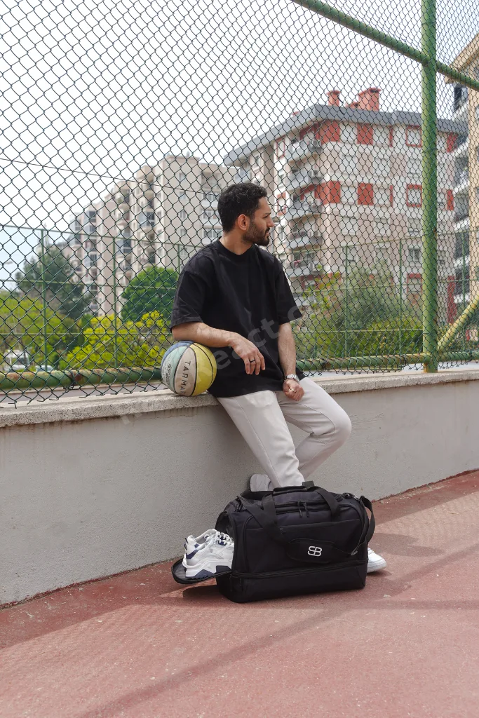 Ayakkabı Gözlü Orta Boy Unisex Kumaş Spor Günlük Fitness Ve Seyahat Çantası