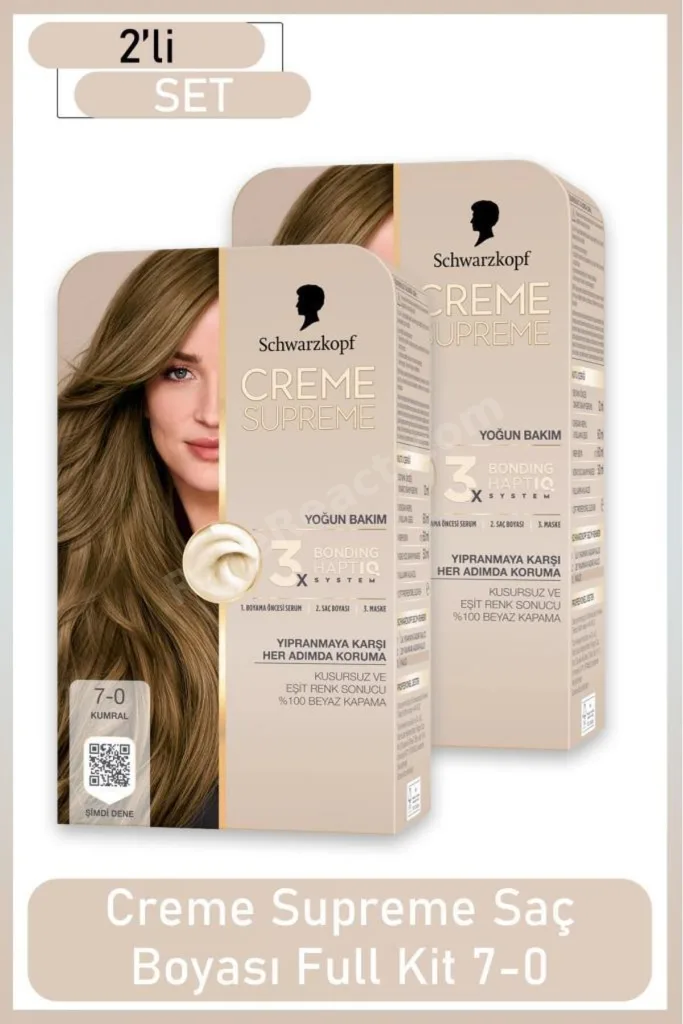 Creme Supreme Full Kit 7-0 Kumral x 2 Adet