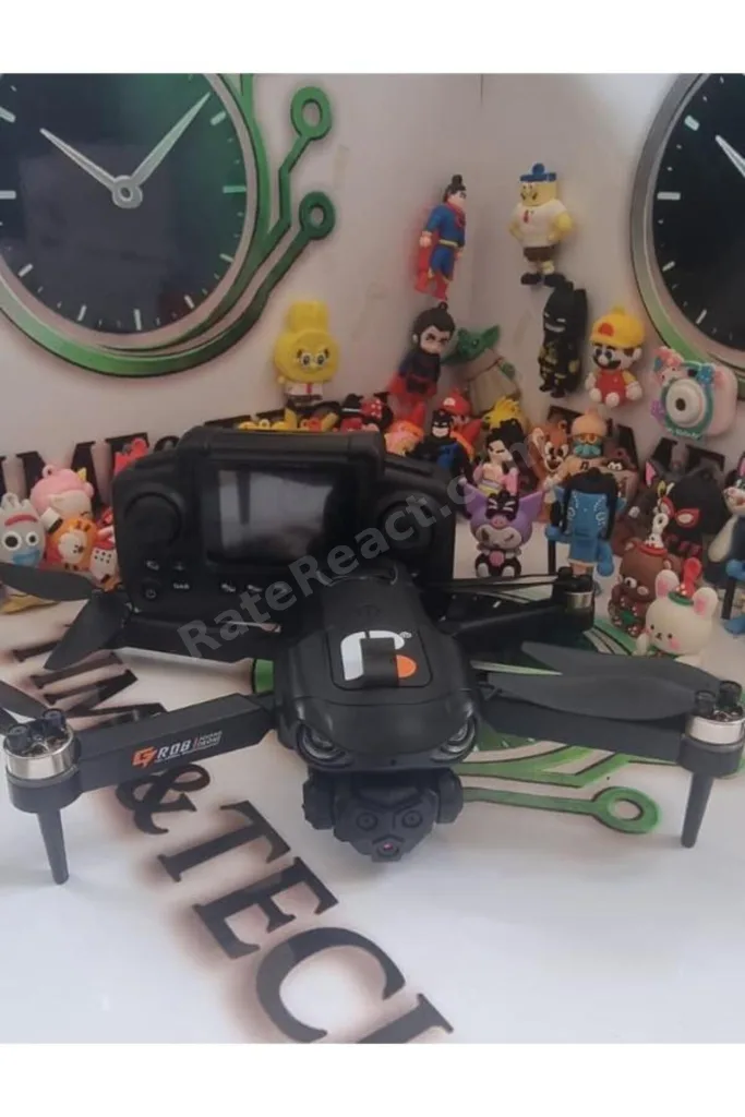 R08-S GPRSLİ EKRAN KUMANDA TASIMA ÇANTALI DRONE KULAKLIK Ve AKILLI BILEKLIK HEDİYELİ