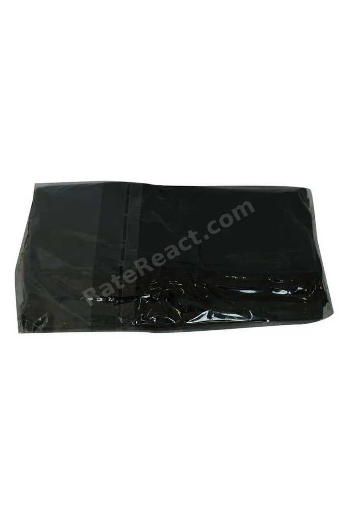 Büyük Boy Atlet Geri Dönüşüm Granül Çanta Poşet 52X33 Cm Kalın Siyah 1000 Gr 1 Paket