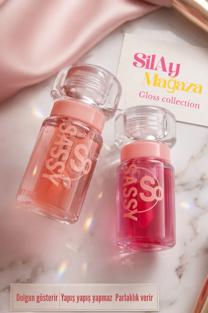 Meyve Kokulu Dudak Parlatıcısı 3 ML - E Vitaminli Nemlendirici Gloss - Parlak ve Hafif Yapılı Lip Gloss