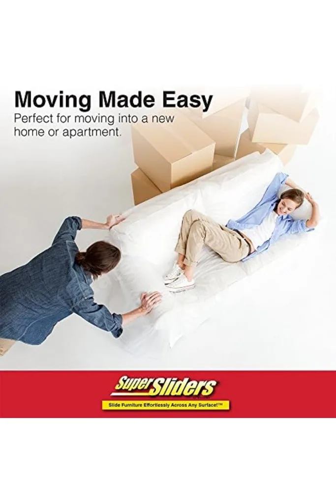 Super Sliders Halı için Çoklu Paket Oval Yeniden Kullanılabilir Mobilya Sürgüleri - Zahmetsiz Hareke