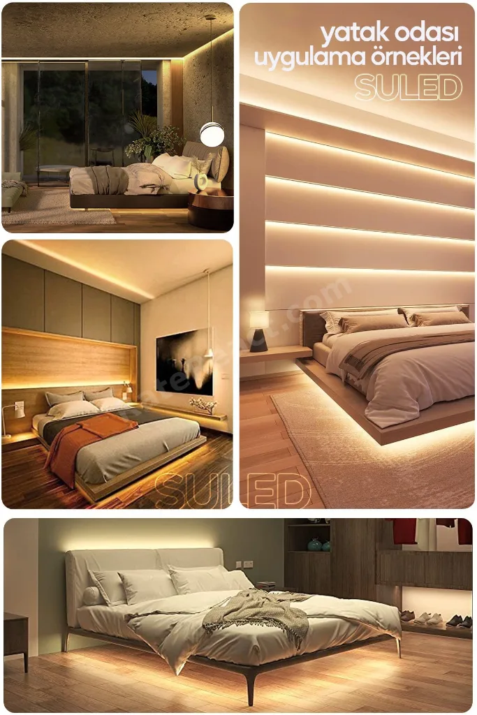 Şerit Led 5 Metre Gün Işığı 3 Çipli Pro Ambiyans Aydınlatma Mutfak Salon Yatak Odası Led Işık