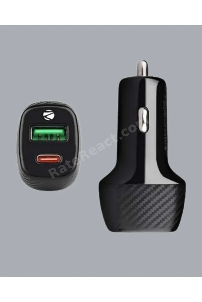 Kompakt Tasarımlı Type-C + USB Girişli Araç Şarj Başlığı