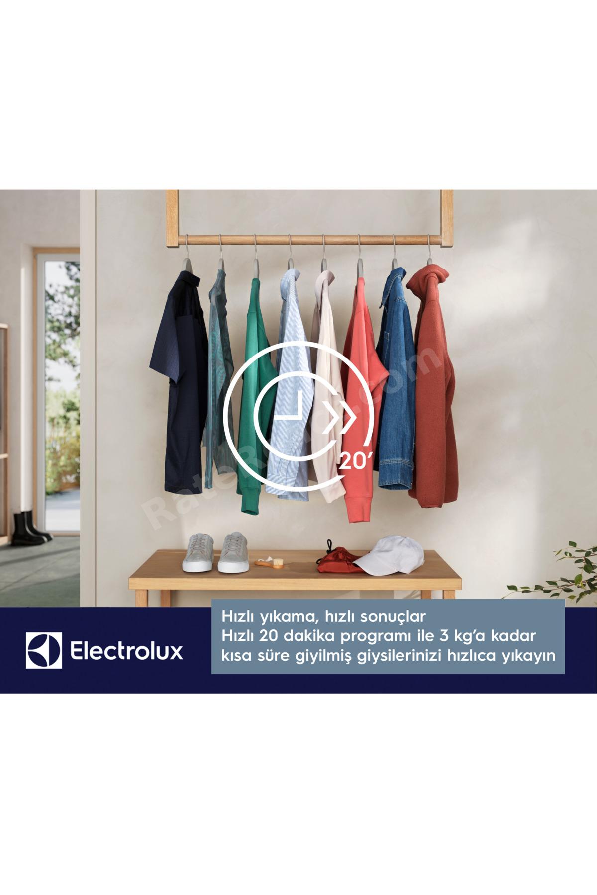 EW6F3411ACT 600 Serisi SensiCare 10 kg 1400 devir A sınıfı AutoDose Wi-Fi Çamaşır Makinesi