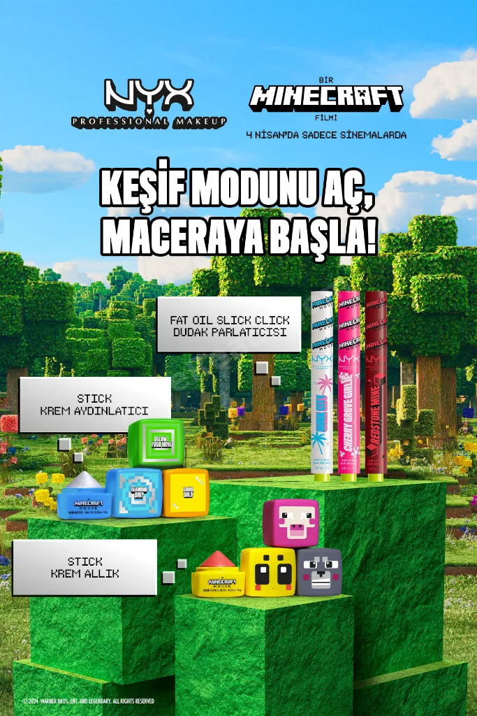 Minecraft Özel Koleksiyon Stick Aydınlatıcı, Highlighter - 02 Diamond Drip