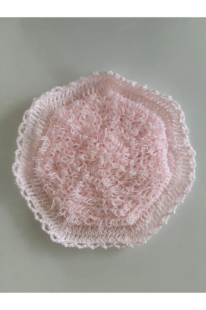 Ev Yapımı Pofuduk Lif - Toz Pembe