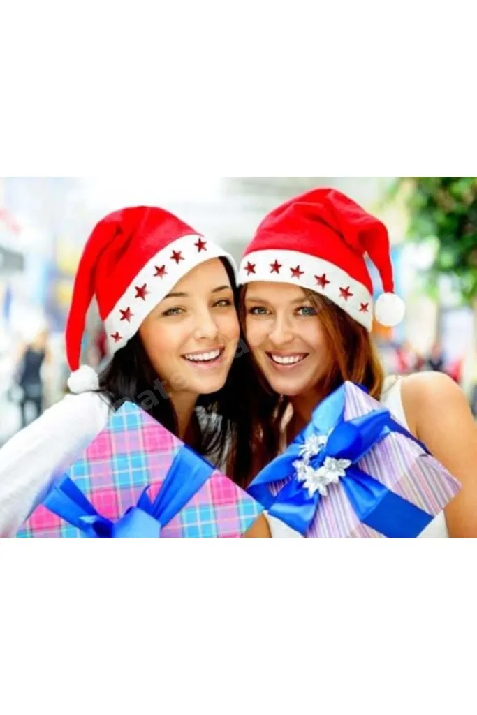 Yılbaşı Özel Işıklı Noel Baba Şapkası