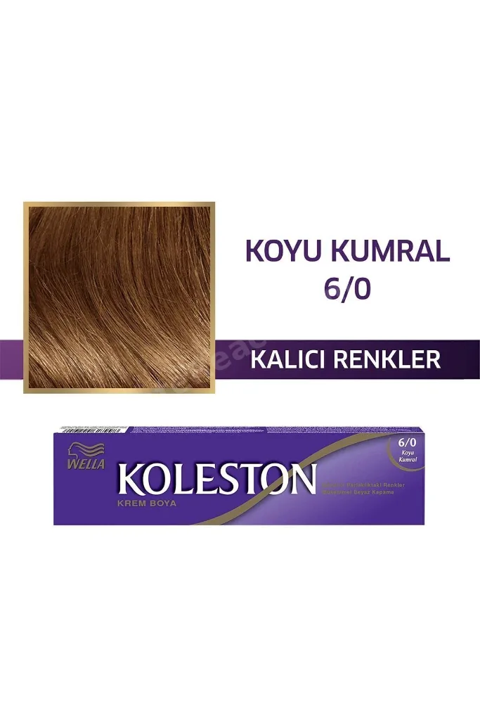 Koleston Single Tüp Saç Boyası 6/0 Koyu Kumral