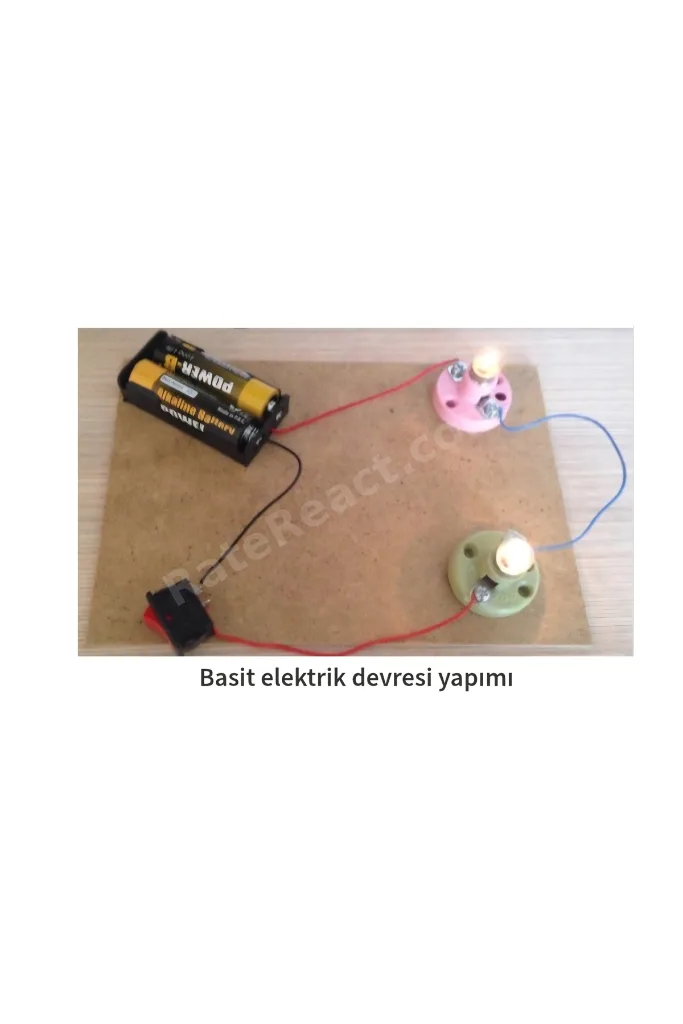 Elektrik Devresi Deney Seti / Fen Bilgisi Seri-Paralel Devre