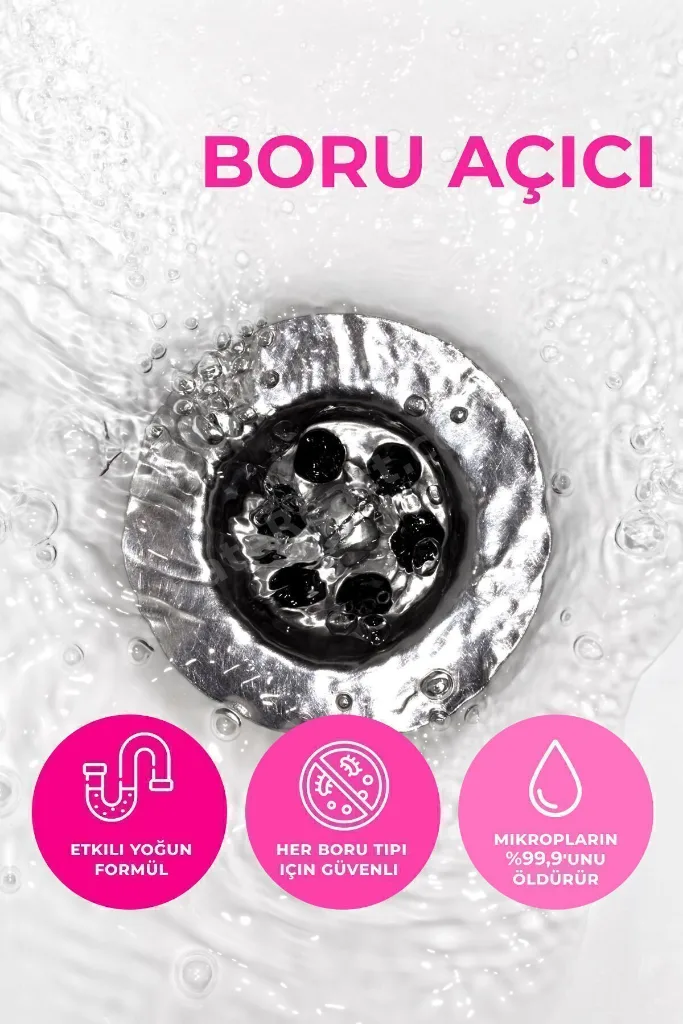 Digger Gel Turbo 750 ml | Profesyonel Gider Açıcı Jel - Saç, Yağ, Sabun Tıkanıklığı İçin