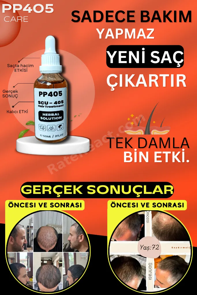 Profesyonel Saç Çıkartıcı Bakım Serumu - Kökü Oluşturucu ve Yoğun Gürleştirici 3 Adet
