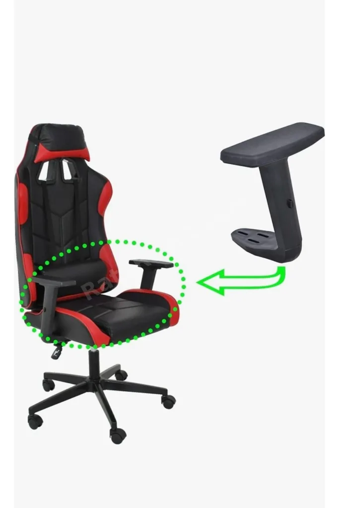 3D Kolçak Büro Ofis Koltuk Oyuncu Koltuk Yedek Parça Aksamları.