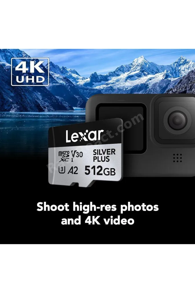 Professional 512GB 205 MB/s Silver Plus MicroSD Hafıza Kartı