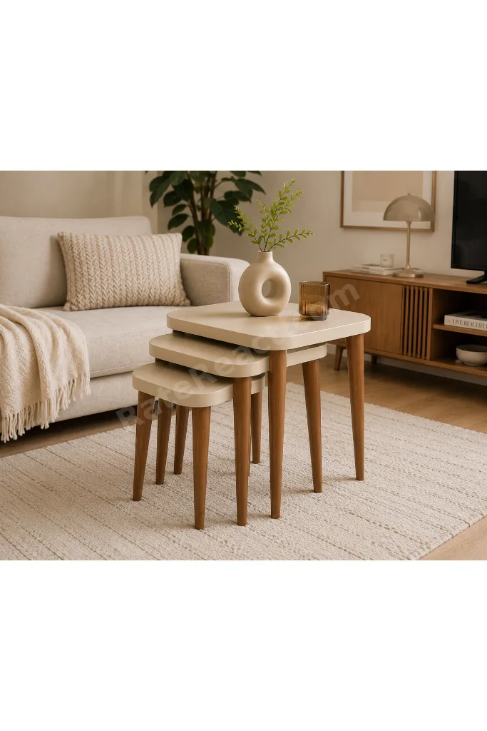 Zigon Sehpa Takımı 3lü MDF
