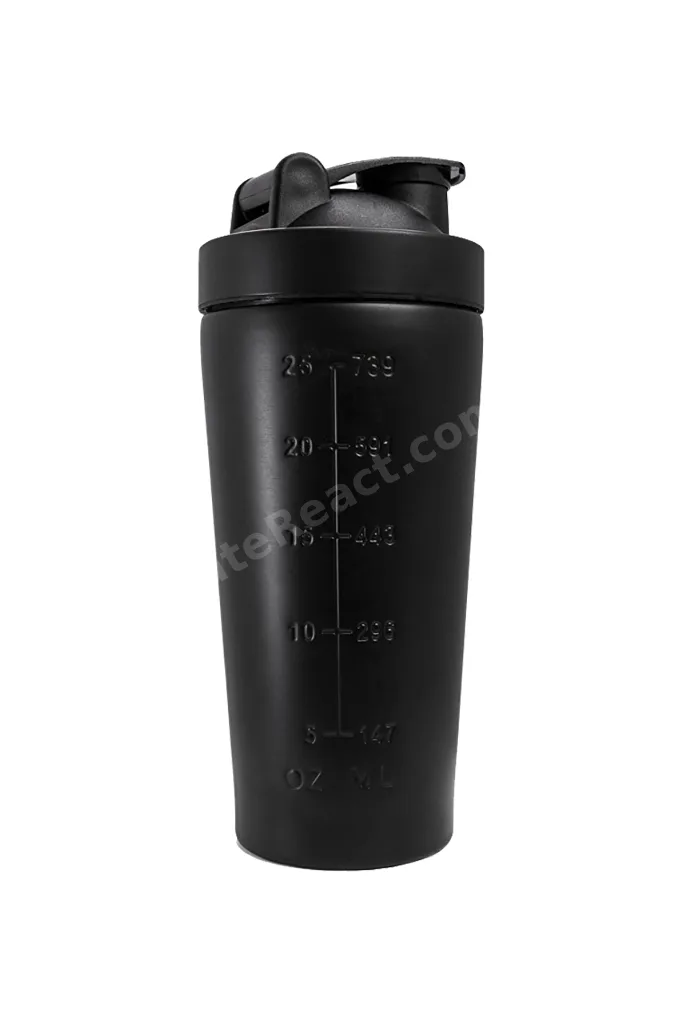 Paslanmaz Çelik Shaker 739 ml Siyah