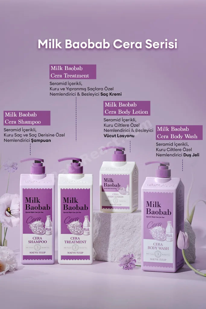 Kuru Ciltlere Özel Nemlendirici&Besleyici Vücut Losyonu Cera Body Lotion (Mauve Tulip)