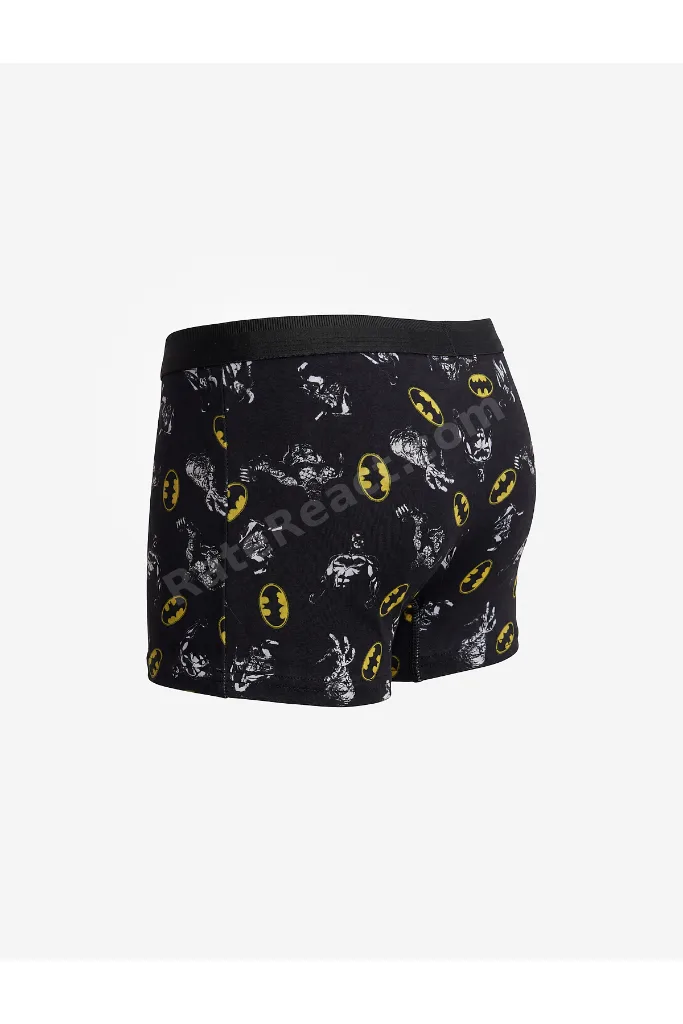 Erkek Çocuk Pamuk Karışımlı Baskılı Boxer