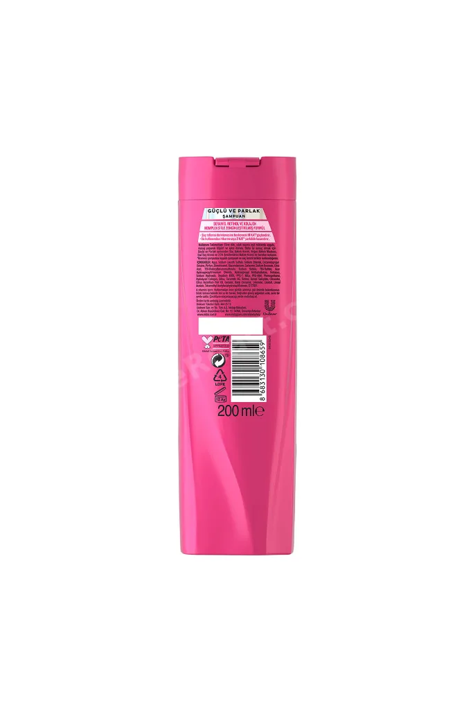 Saç Bakım Şampuanı Güçlü ve Parlak 200 ml x4