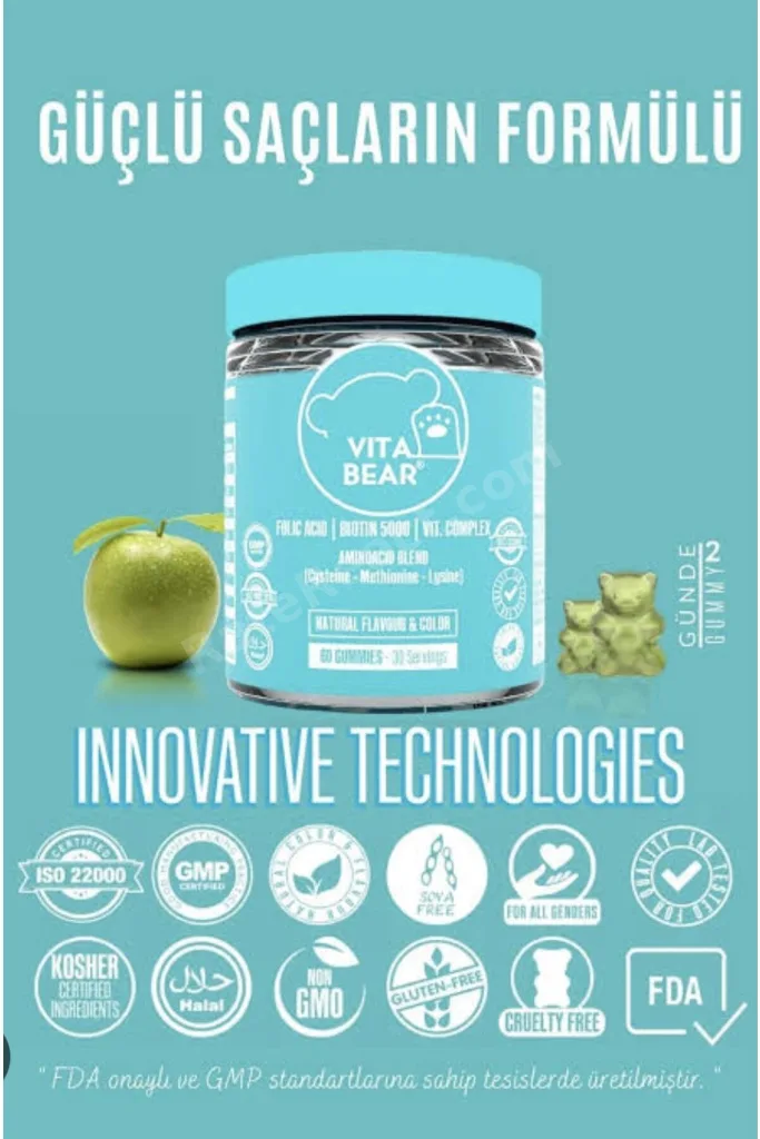 Strong Hair Gummy Saç Vitamini 60 Adet