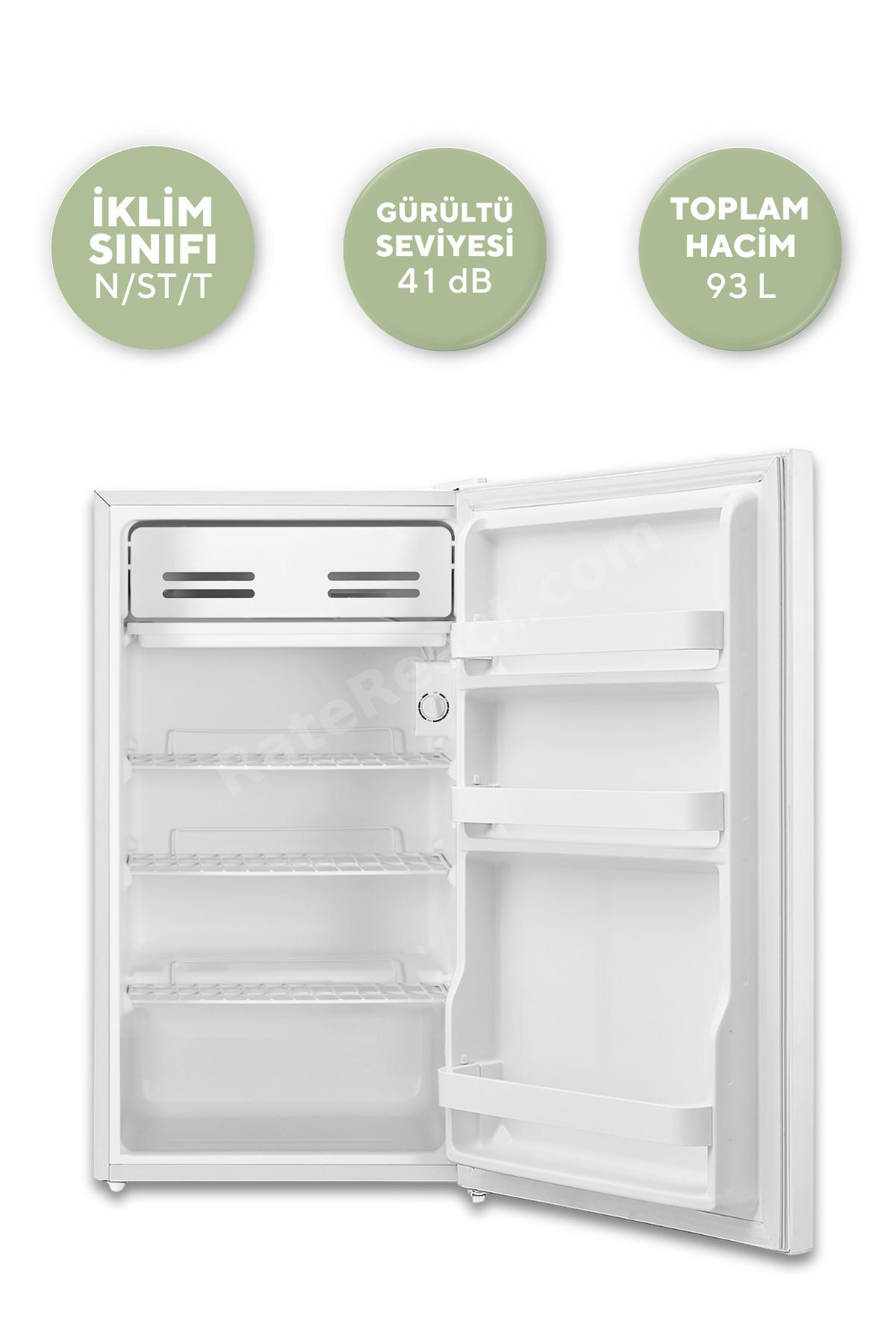 93 L Beyaz Büro Tipi Mini Buzdolabı HMB-110