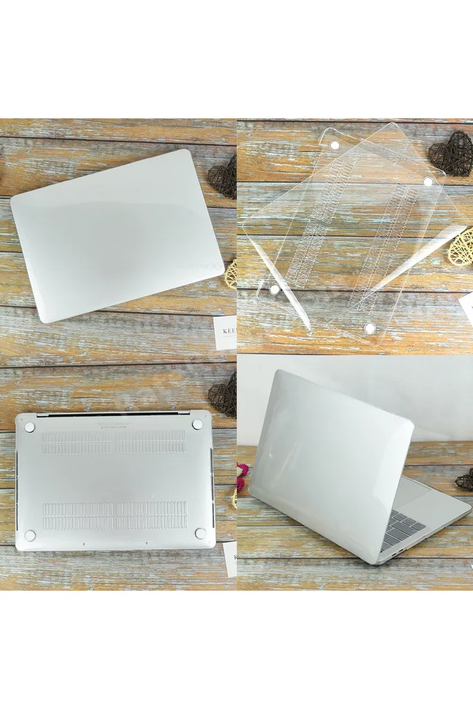 Macbook Pro Kılıf 15.4 inç Kristal Parlak Iz Yapmaz A1707, A1990 Touchbarlı Model Ile Uyumlu