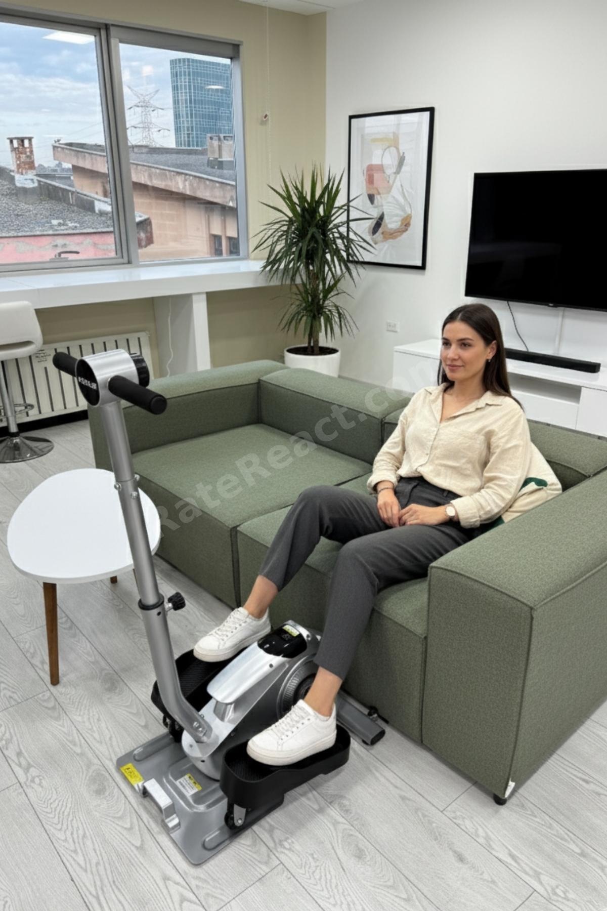 2’si 1 Arada Eliptik Stepper ve Mini Bisiklet – Ayakta ve Oturarak Kullanım