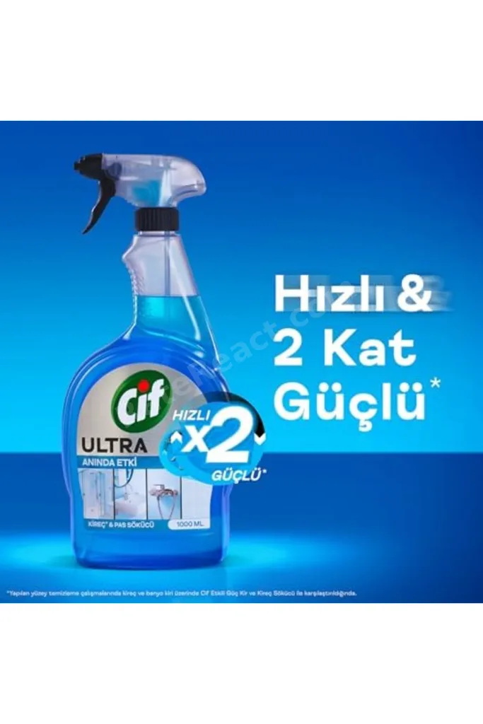 TTKTEKNOLOJİ Cif Ultra Sprey Kireç ve Pas Sökücü 1000 ml TTKTEKNOLOJİ 2026 395519