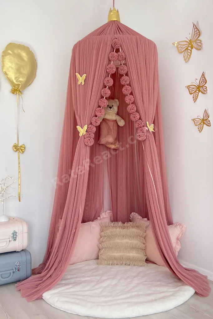 Tül Cibinlik Deluxe Dusty Rose