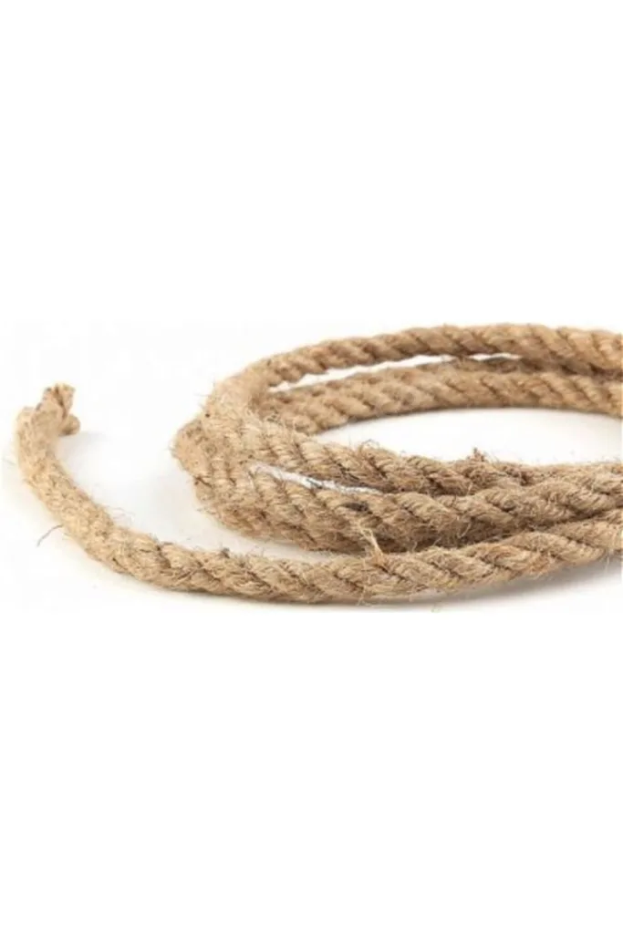 6 Mm 35 Metre Jüt Kendir Halat Ip 1. Kalite