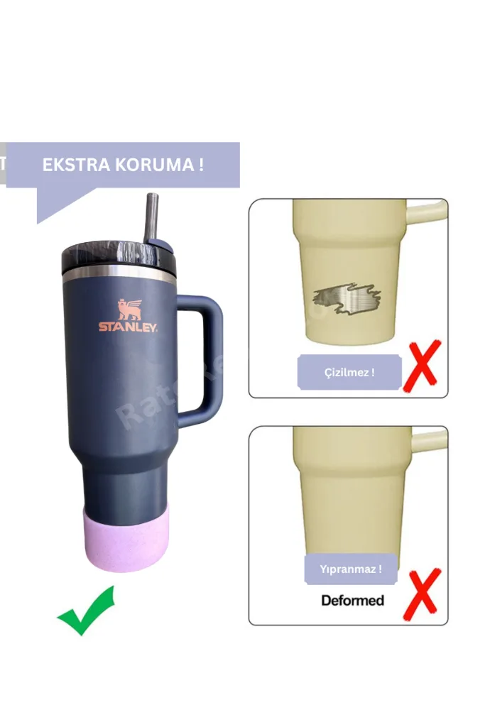 STN Quencher Uyumlu Pembe Simli Termos Tabanı