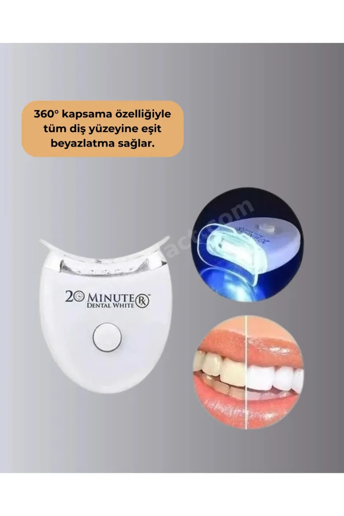 Mavi Işık Teknolojisi ile Güvenli Diş Beyazlatıcı Sistem
