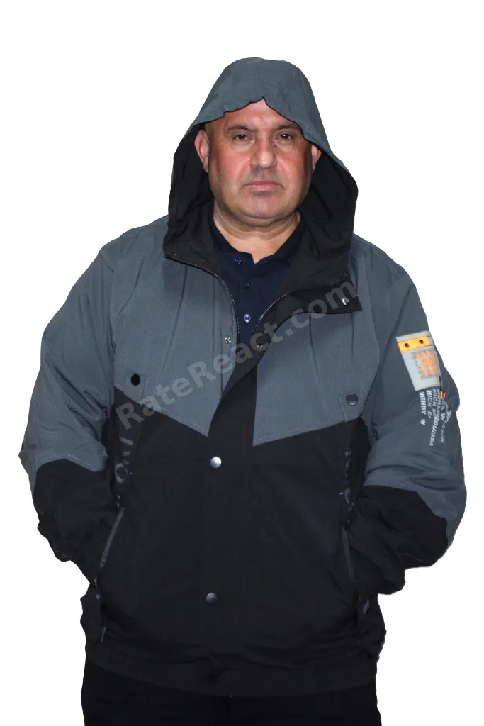 Erkek Büyük Beden Çift Renkli Baharlık Mont