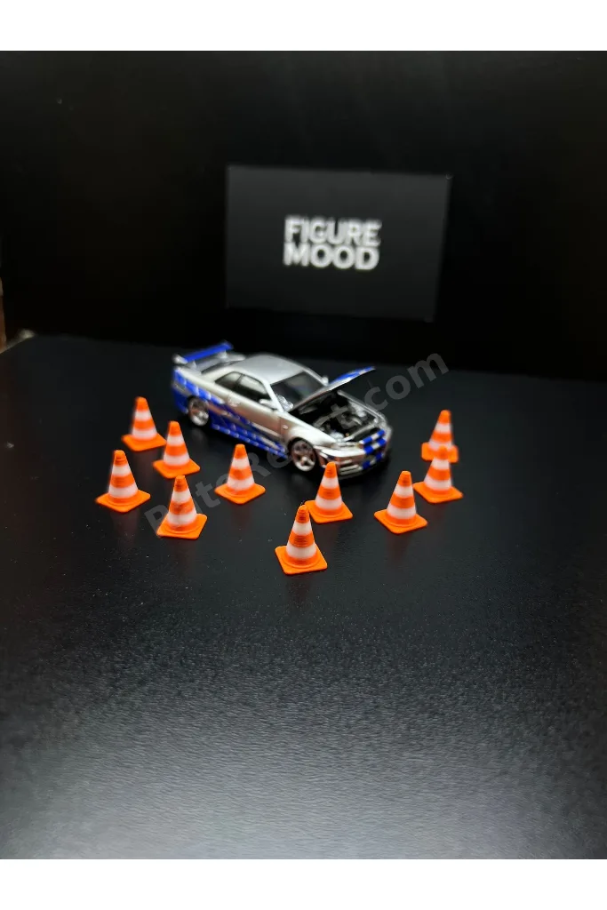 1/64 Duba 10 Adet Diorama Maket Malzemesi - Araç Dahil Değildir