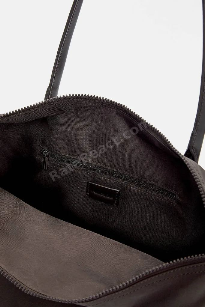 Süslemeli naylon shopper çanta