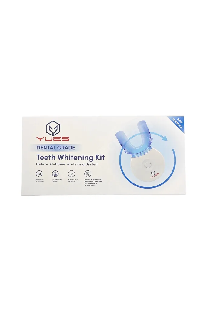 Diş Beyazlatıcı Set 5 LED Işıklı Diş Beyazlatma Kiti 3x3 ml Jel Kalem