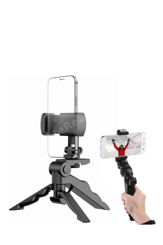 Mini Telefon Tripodu Ayarlanabilir Telefon Standı Vlog ve Fotoğraf Çekim Aparatı