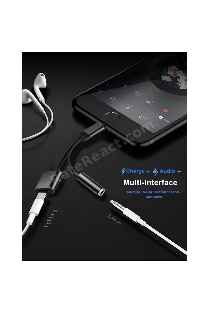 Apple Iphone 14 13 12 11 X 8 7 Uyumlu Kulaklık Çevirici Lightning Dönüştürücü Bluetooth Gerektirmez