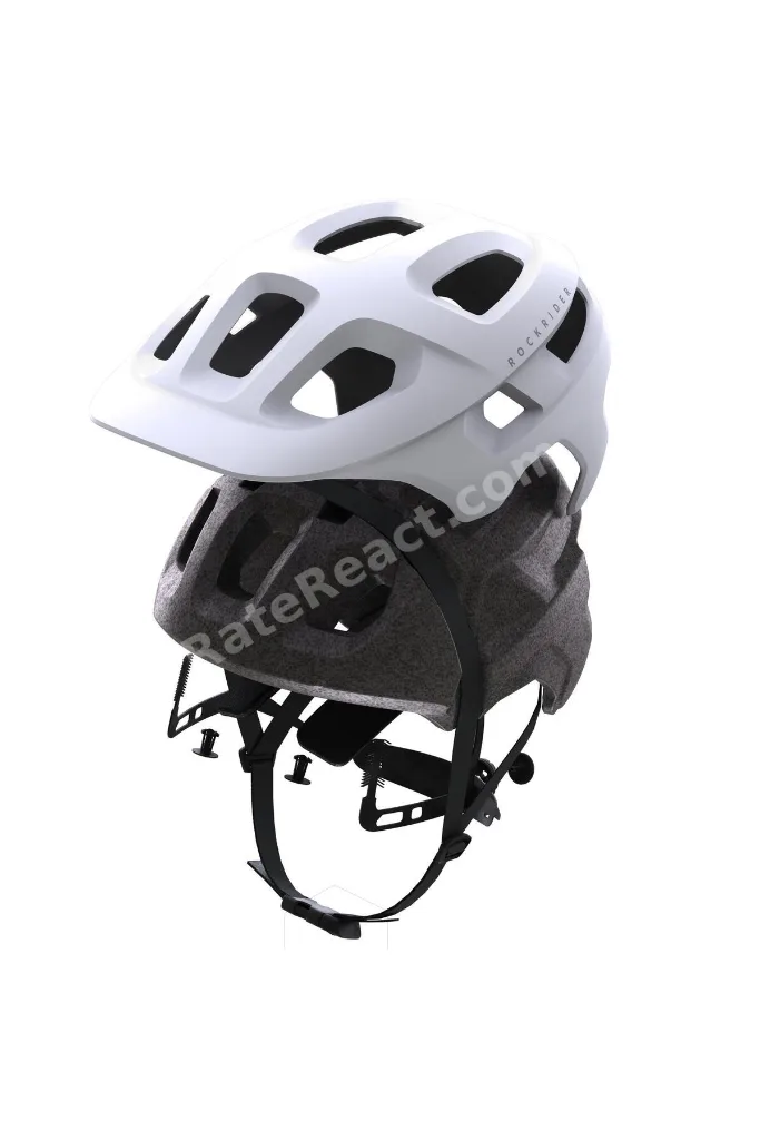 Rockrider Expl 100 Beyaz Dağ Bisikleti Kaskı