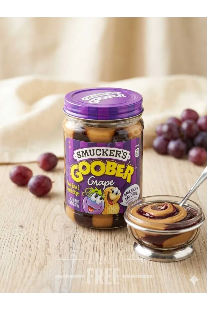 Smucker's Goober Üzüm Fıstık Ezmesi ve Üzüm Reçeli Şeritleri 510