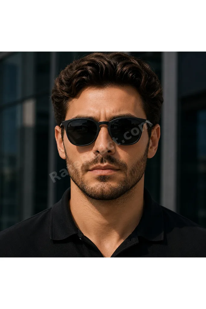 COL 116 Yeni Seri Polarize Erkek Güneş Gözlüğü-Titanyum Sap-Polarize-UV400-Anti Refle 3lü Koruma 52*