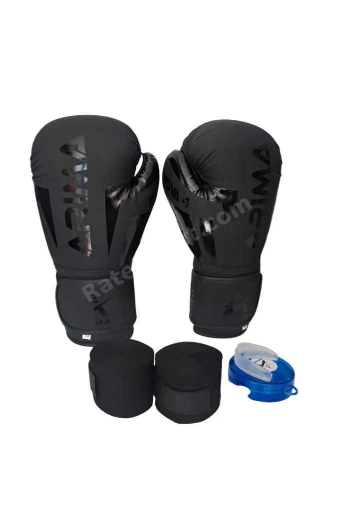 Gölge Shadow Boks Eldiveni (8oz-10oz-12oz) + Bandaj 3.5mt + Dişlik 3lü Set