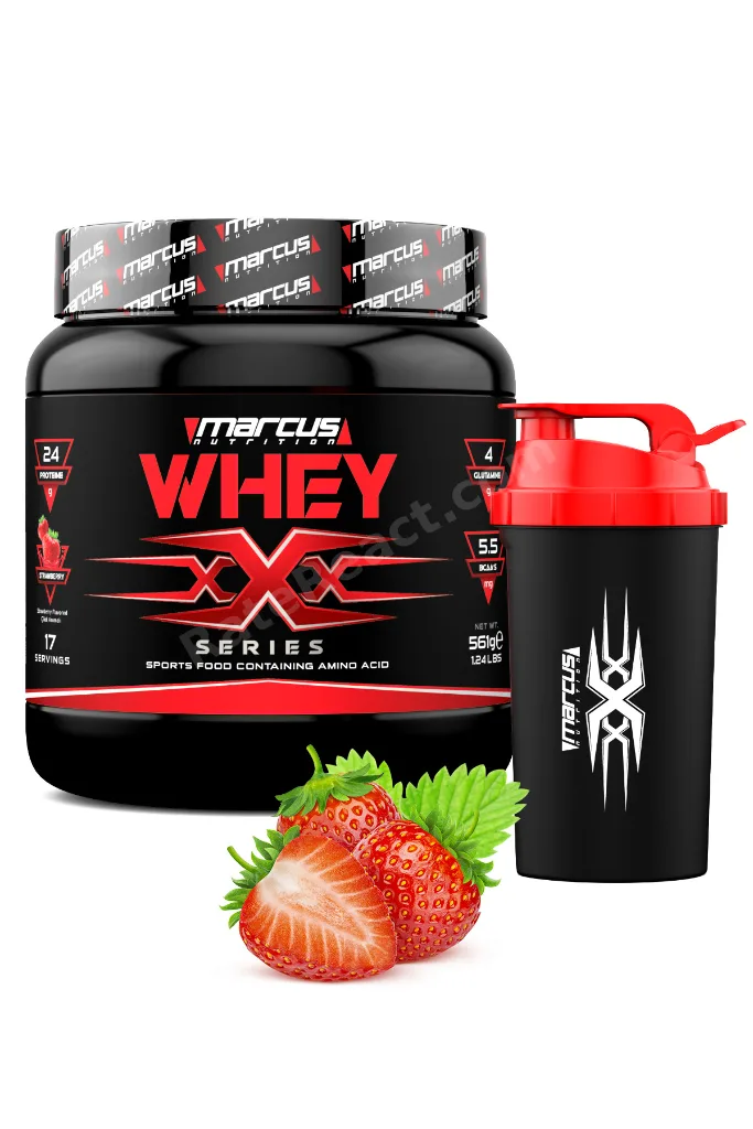 Marcus Whey Protein Tozu X Series 561 G (ÇİLEK AROMALI)